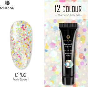 12 Colors Nail Diamond Poly Gel (Option: DP02)