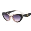 Women Sunglasses Fashion Cat Eye Sunglass Rrainbow Color Frame Sun Glasses Retro UV400 Gradients Shades Anti Blue Eyewear
