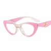 Women Sunglasses Fashion Cat Eye Sunglass Rrainbow Color Frame Sun Glasses Retro UV400 Gradients Shades Anti Blue Eyewear