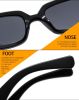 Women Sunglasses Fashion Rectangle Sunglass Arrow Decoration Sun Glasses Retro Men UV400 Gradients Blue Yellow Shades Eyewear