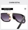 Women Sunglasses Fashion Pilot Sunglass Metal Bridge Sun Glasses Retro Black Leopard Luxury Designer UV400 Shade Eyewear for Men