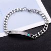 Unique Gift For Lover His Queen Her King Couple Bracelets Stainless Steel Bracelets For Women Men Jewelry Free Stuff