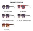 Women Sunglasses Fashion Pilot Sunglass Metal Bridge Sun Glasses Retro Black Leopard Luxury Designer UV400 Shade Eyewear for Men